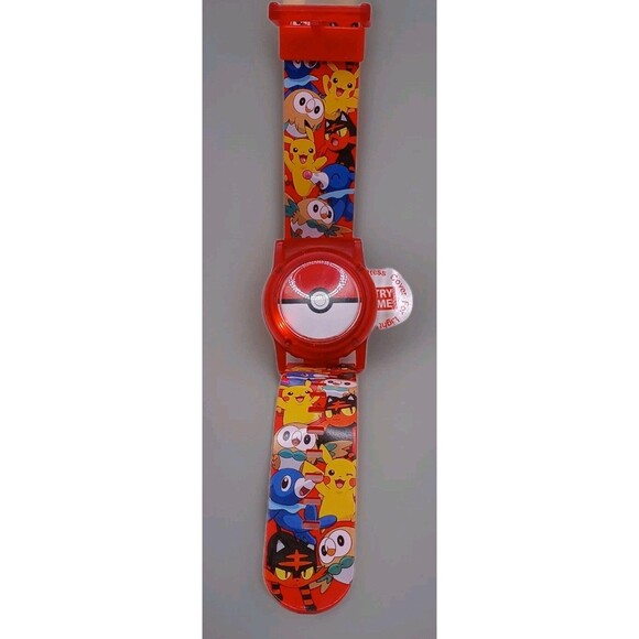 Pokemon Kids Digital Watch \ Flashing LED Lights and Flip Open Model: POK4186AZ - Picture 1 of 16